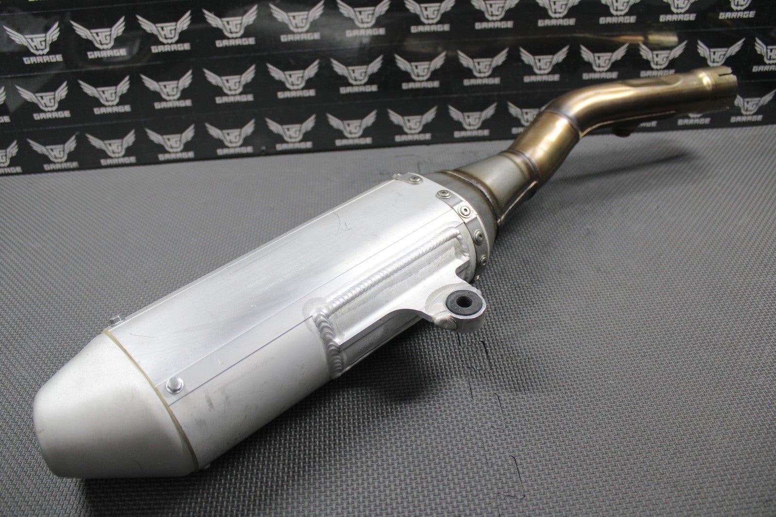 2020 SUZUKI 19 - 22 RMZ250 OEM MUFFLER EXHAUST SILENCER SLIP ON PIPE 14310 - 46K10 - hggarage
