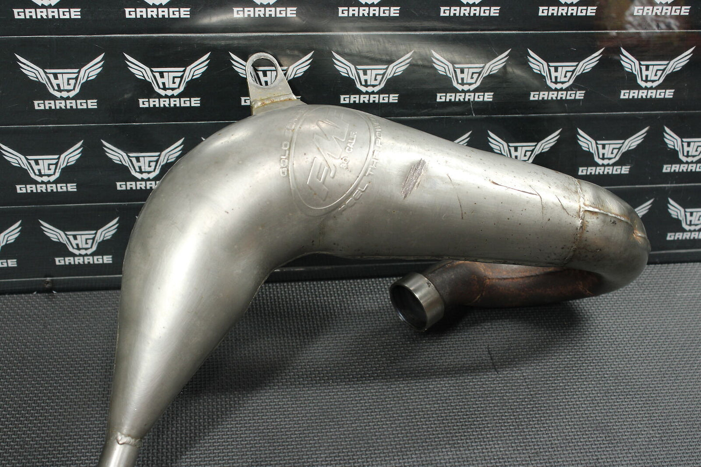 1993 HONDA CR80R FMF GOLD SERIES OLD SCHOOL EXHAUST PIPE CHAMBER HEADER