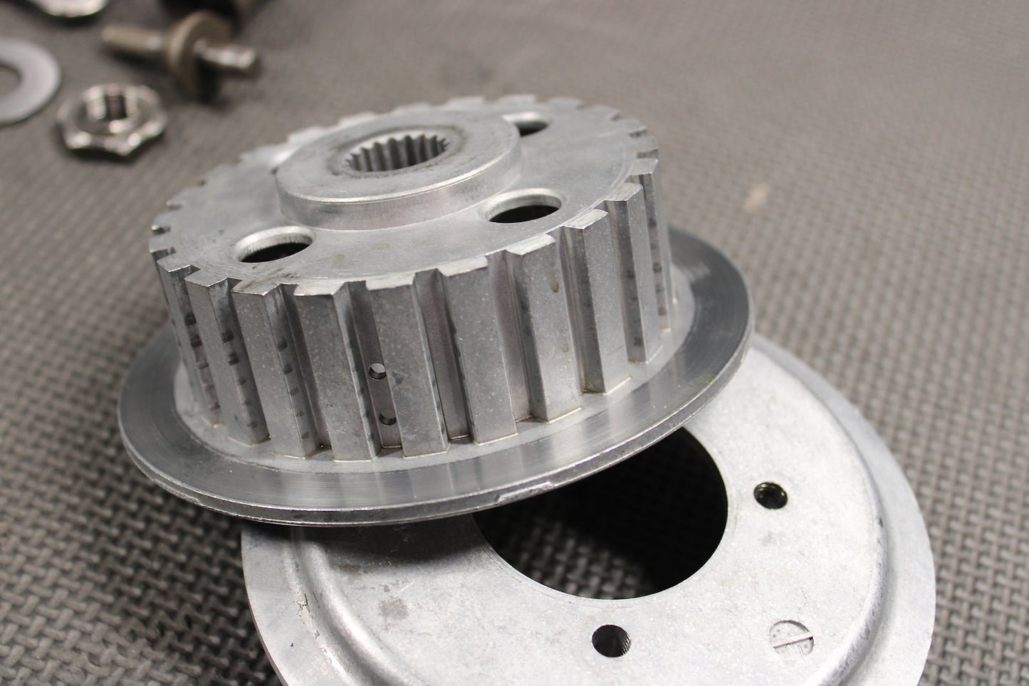 2001 Honda XR250R OEM Complete Clutch W Plates Basket Hub 22100 - Kcz - 000 Nice! - hggarage