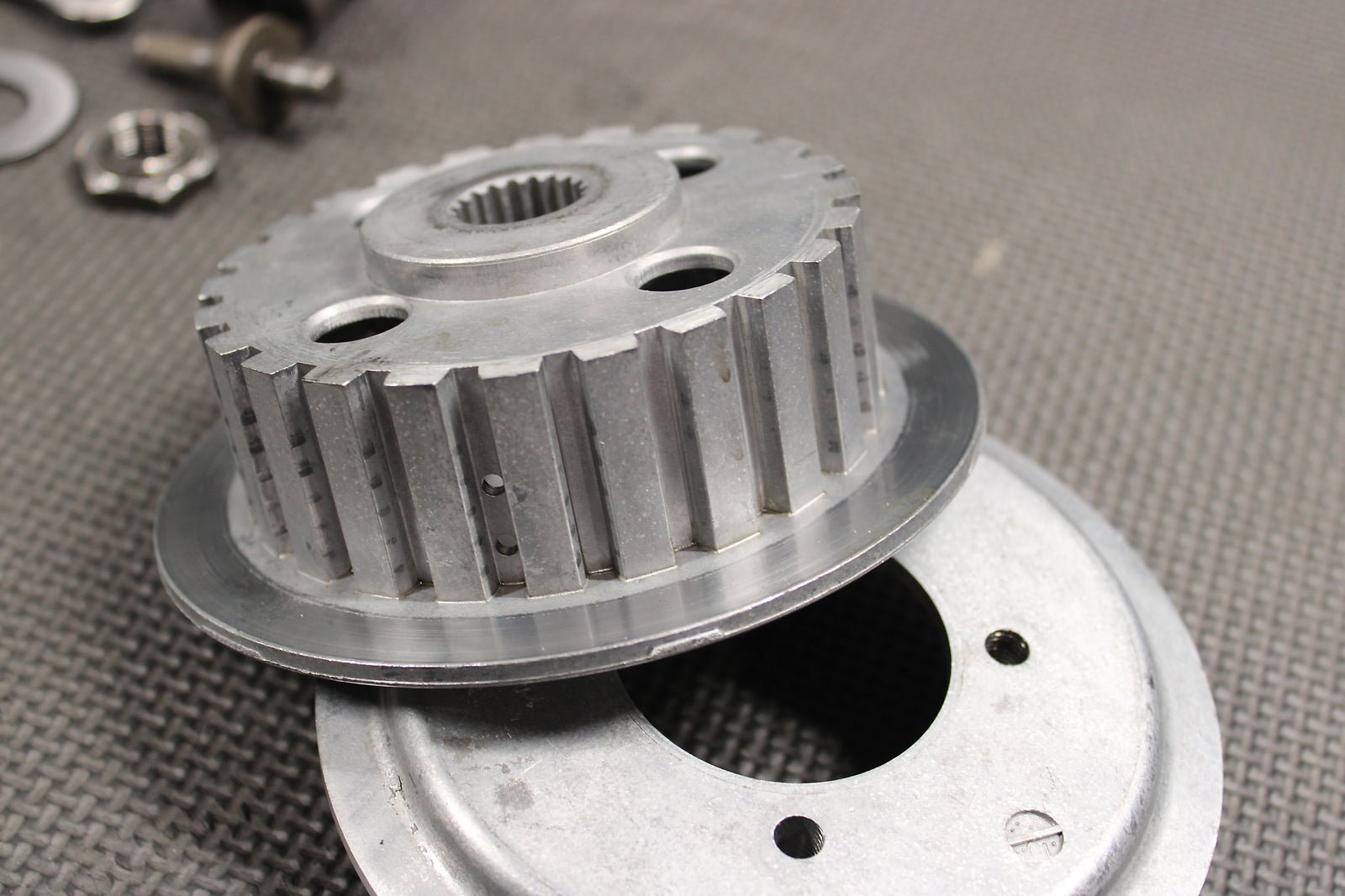 2001 Honda XR250R OEM Complete Clutch W Plates Basket Hub 22100 - Kcz - 000 Nice! - hggarage