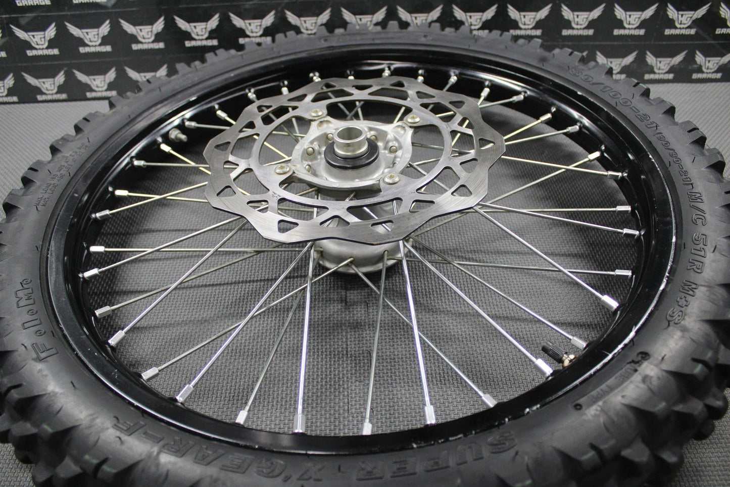 2019 SUZUKI 19 - 20 RMZ250 RMZ450 OEM FRONT WHEEL RIM HUB TIRE 54100 - 37K00 GOOD! - hggarage