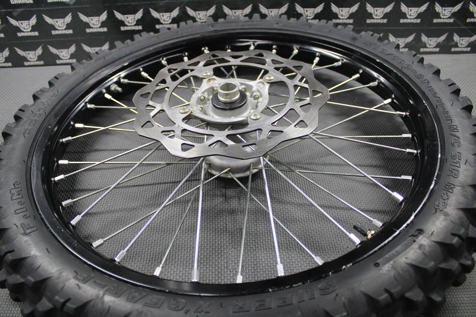 2019 SUZUKI 19 - 20 RMZ250 RMZ450 OEM FRONT WHEEL RIM HUB TIRE 54100 - 37K00 GOOD! - hggarage