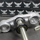 2002 YAMAHA YZ250F OEM FRONT FORKS LOWER UPPER TRIPLE TREE STEM CLAMP FAT BAR - hggarage