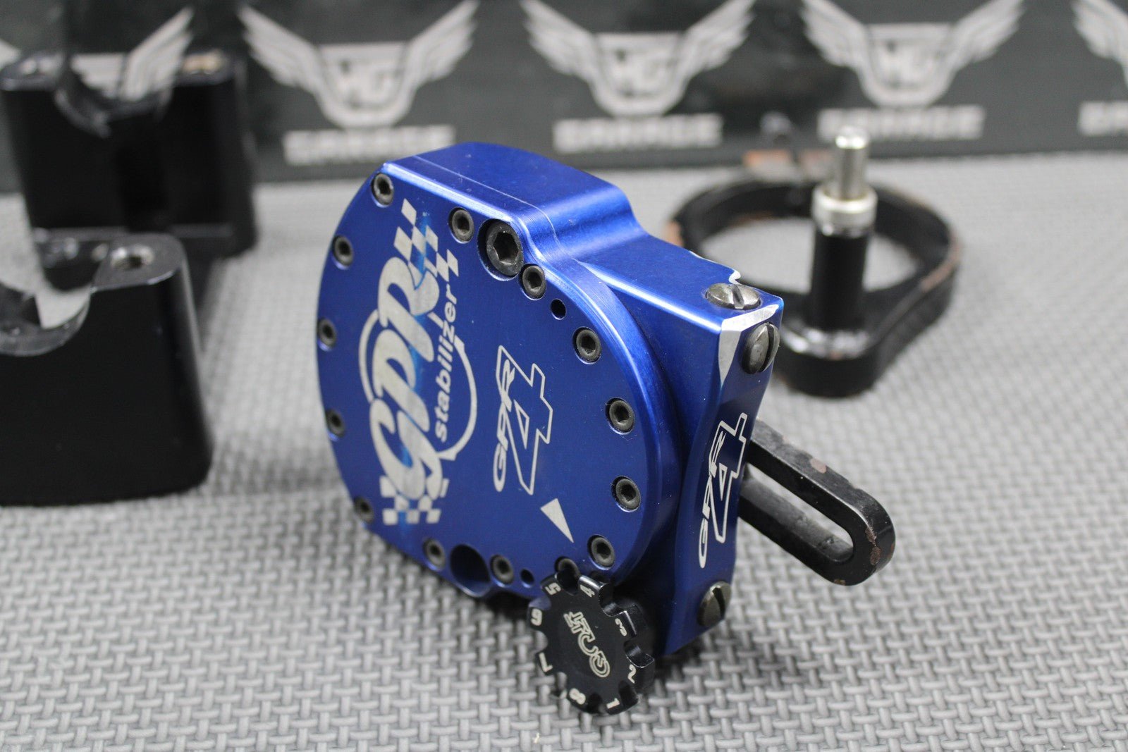 2010 KTM 10 - 15 250 XCF GPR V4 STABILIZER DAMPER TRIPLE CLAMP BAR MOUNT KIT 20MM - hggarage