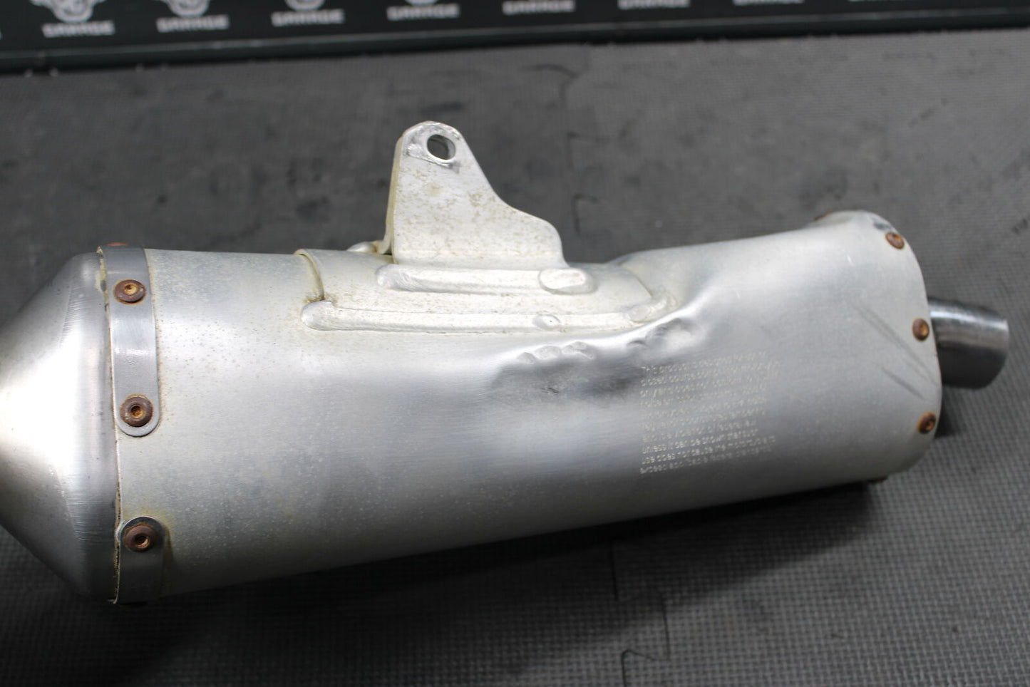 2003 HONDA CRF450R OEM MUFFLER EXHAUST SILENCER SLIP ON PIPE 18310-MEB-770