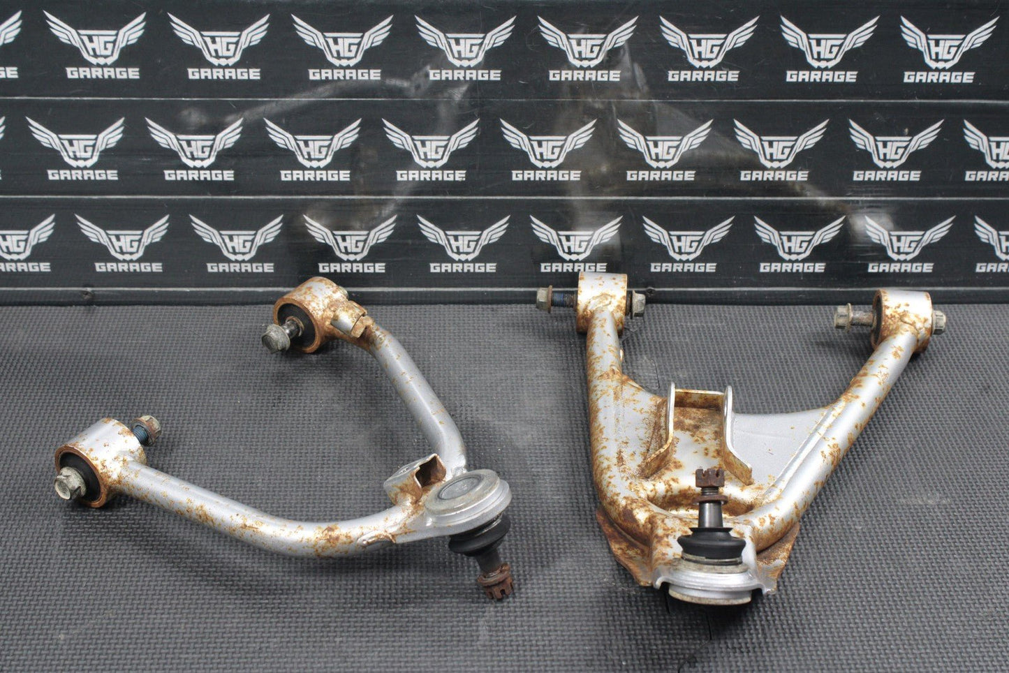 2004 04 - 09 SUZUKI QUADSPORT LTZ250 OEM FRONT LOWER UPPER LEFT CONTROL A ARMS - hggarage