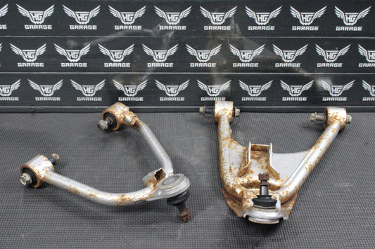 2004 04 - 09 SUZUKI QUADSPORT LTZ250 OEM FRONT LOWER UPPER LEFT CONTROL A ARMS - hggarage