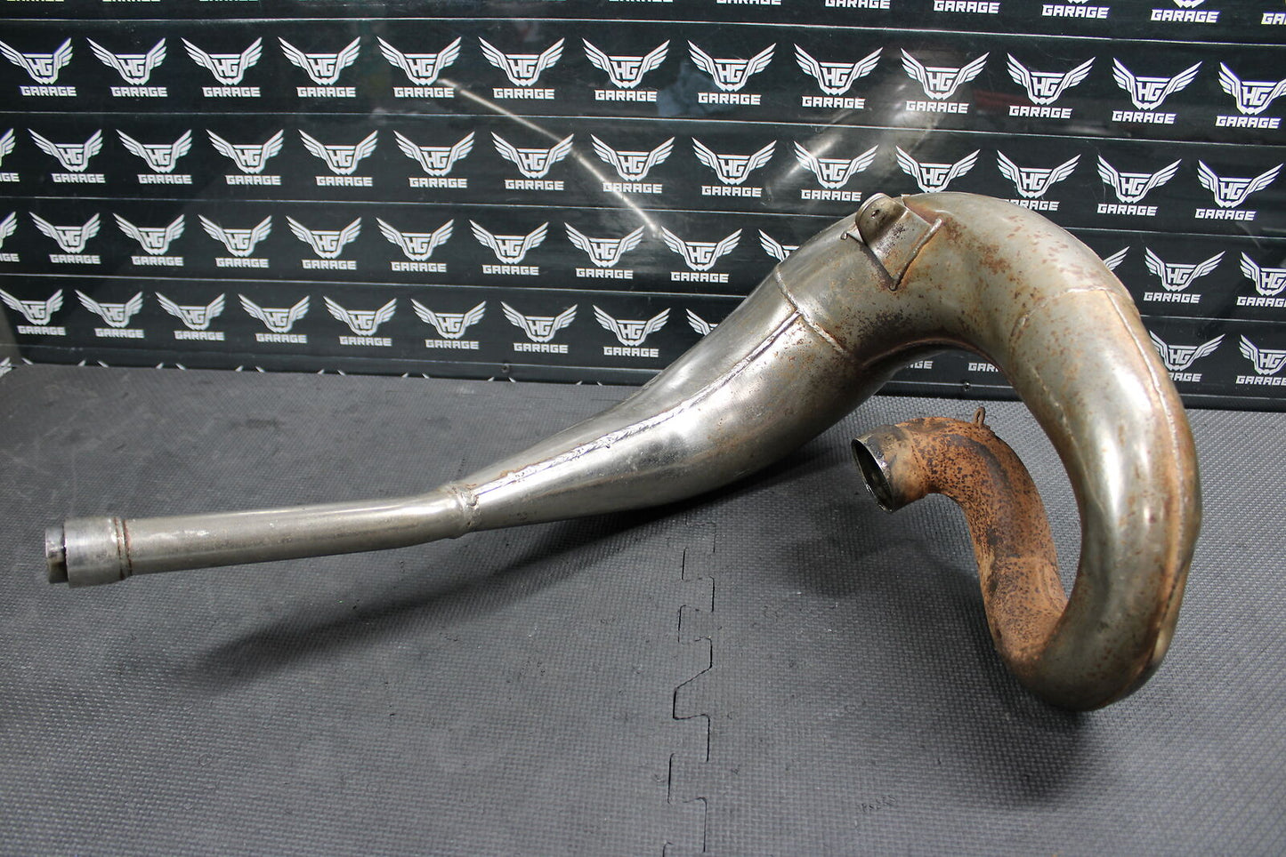 2003 HONDA CR250R FMF GOLD SERIES GNARLY EXHAUST PIPE EXPANSION CHAMBER HEADER