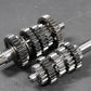 1986 KAWASAKI KDX200 OEM TRANSMISSION TRANNY GEARBOX SHIFT FORKS DRUM GEARS - hggarage