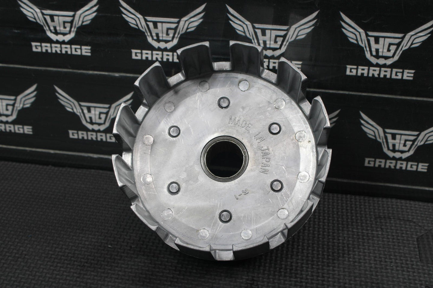 1986 Kawasaki KDX200 OEM Complete Clutch W Plates Basket Hub - hggarage