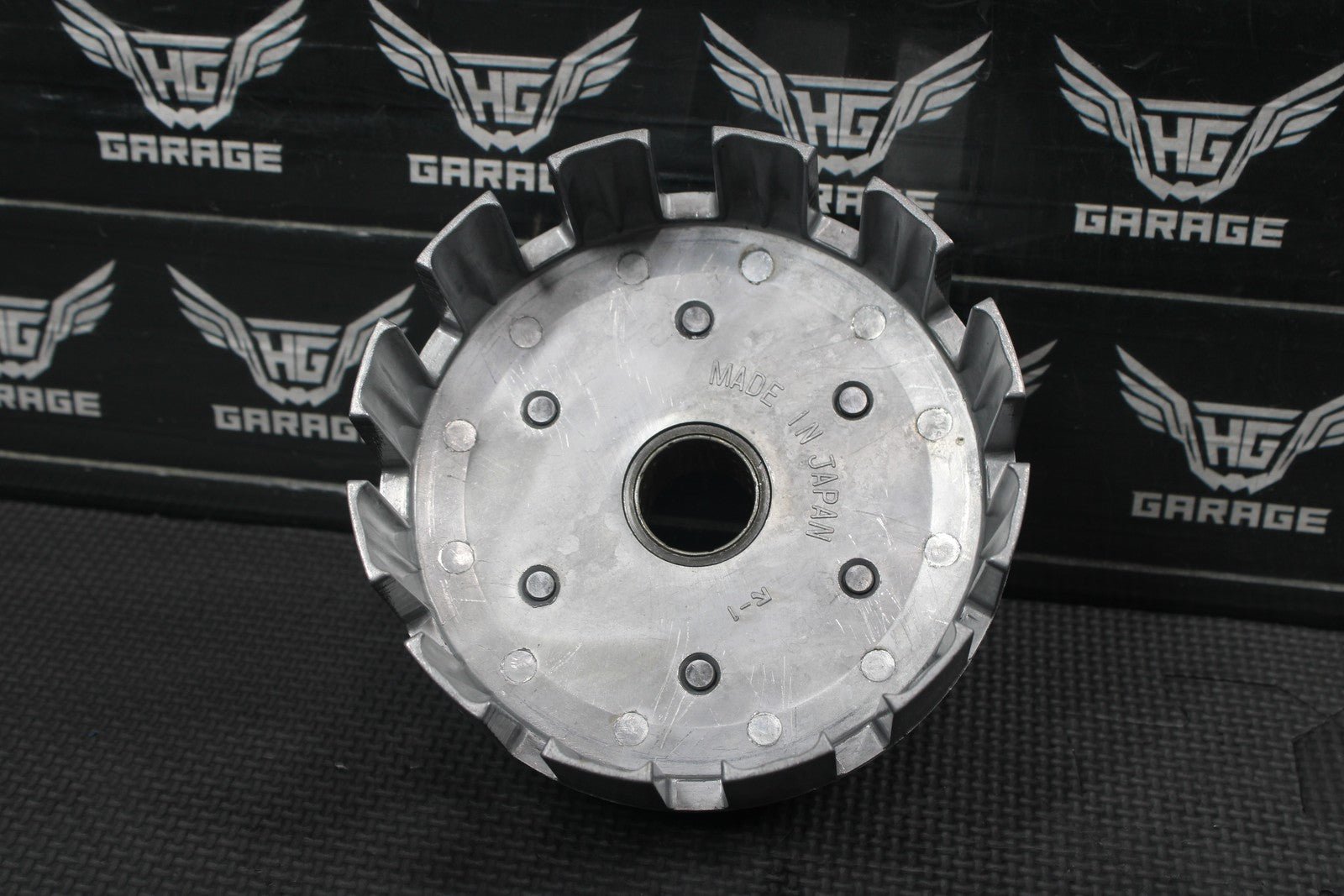 1986 Kawasaki KDX200 OEM Complete Clutch W Plates Basket Hub - hggarage