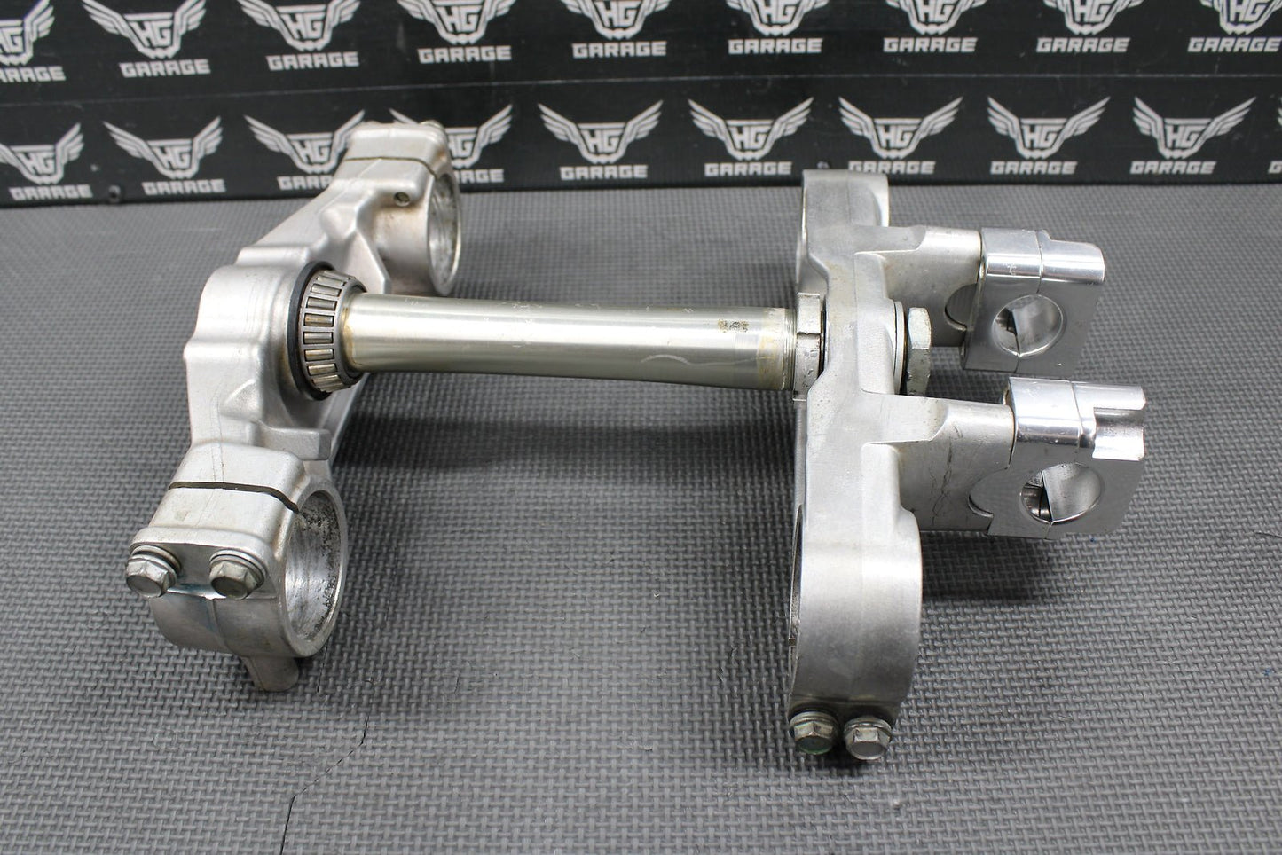 1997 SUZUKI 97 - 98 RM125 RM250 OEM FRONT FORKS LOWER UPPER TRIPLE TREE STEM CLAMP - hggarage