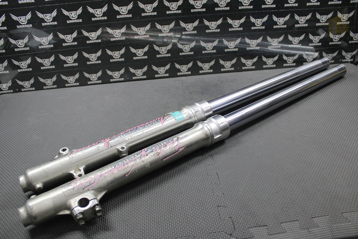 1991 91 - 93 HONDA XR250R OEM RIGHT LEFT FRONT SUSPENSION FORKS SHOCKS GOOD! - hggarage