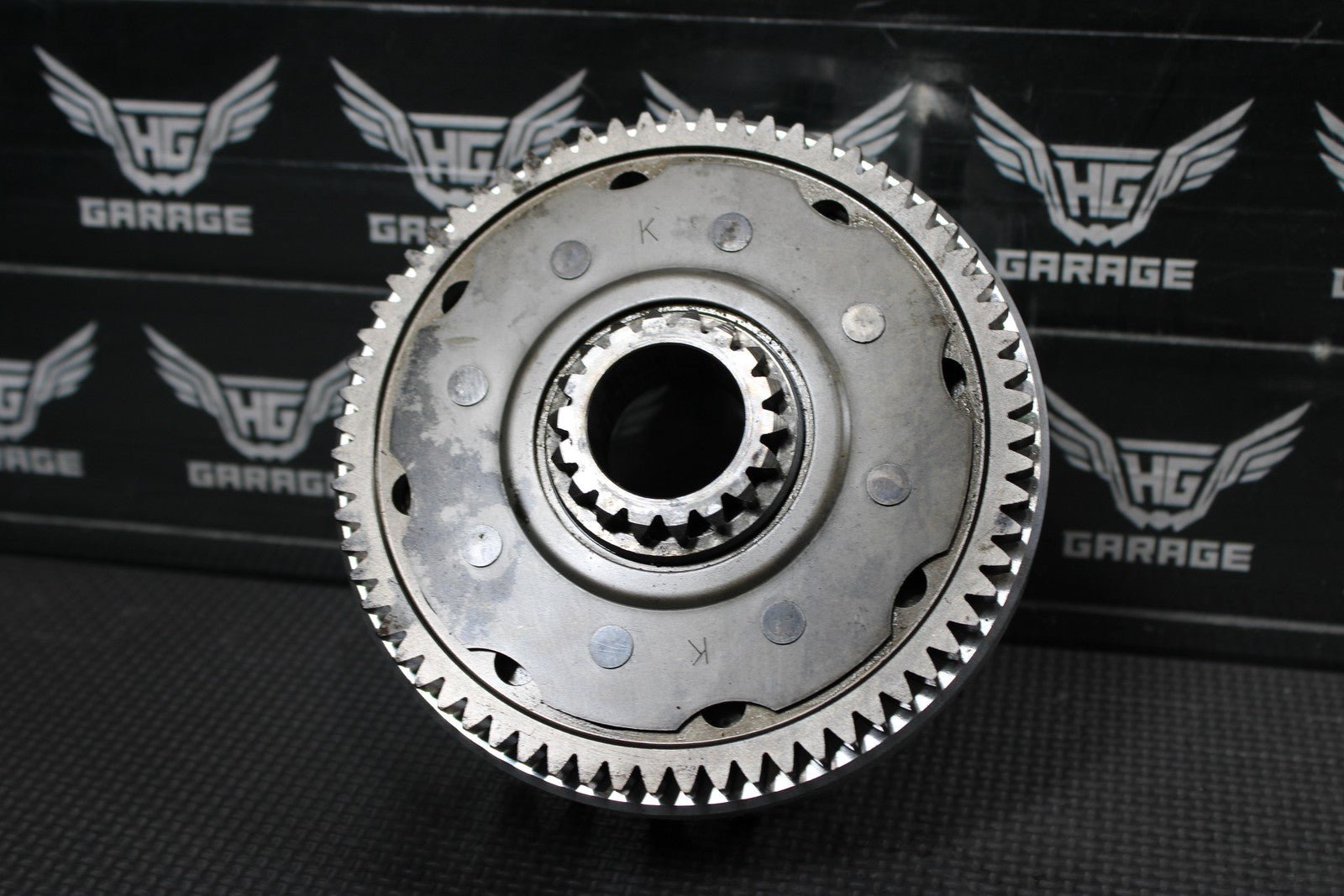 2014 KAWASAKI 10 - 14 KX250F OEM COMPLETE CLUTCH BASKET HUB PRESSURE PLATE - hggarage