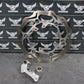 2013 HONDA CRF450R BRAKING OVERSIZED FRONT BRAKE DISC ROTOR BRACKET ASSEMBLY