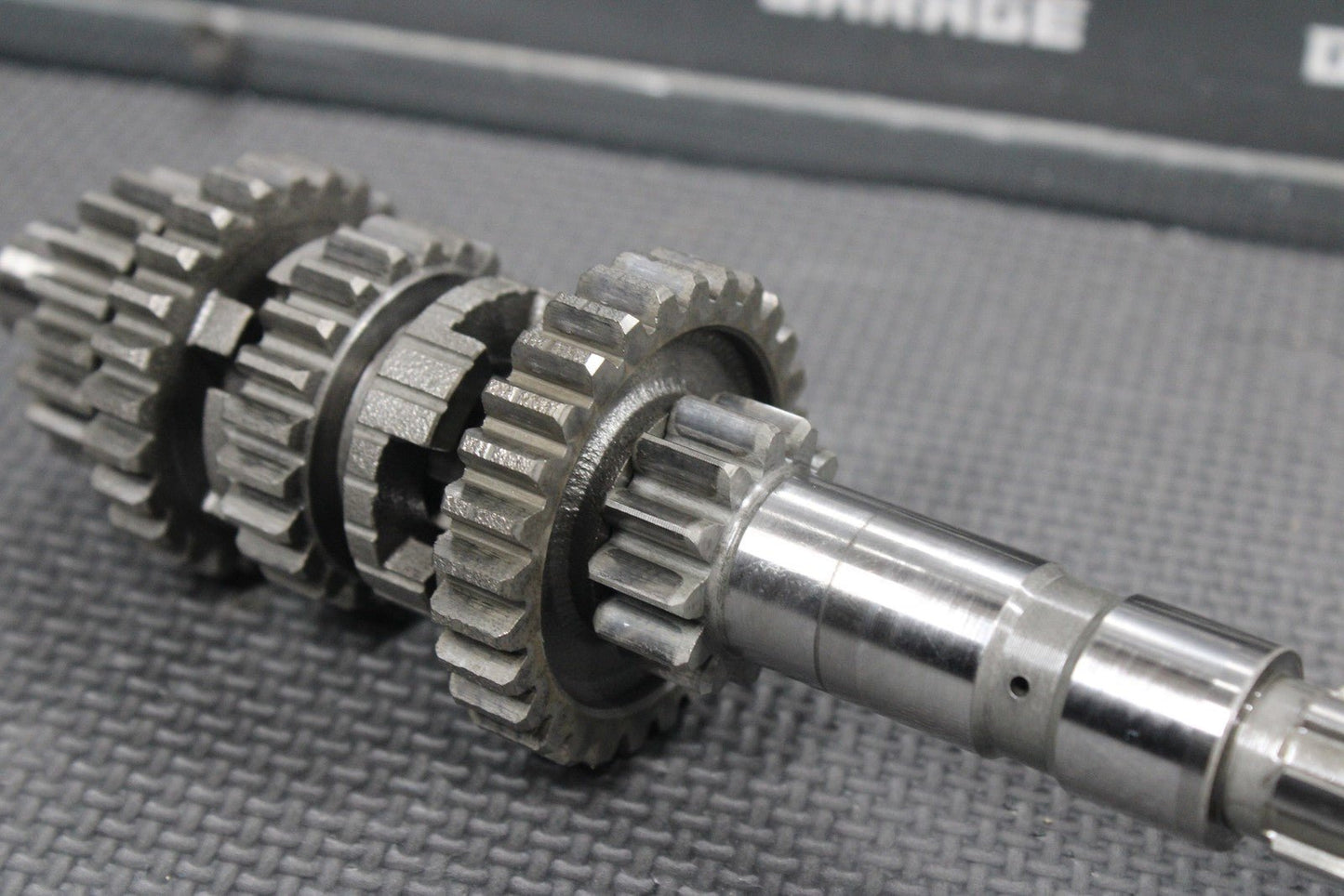 1987 YAMAHA TW200 OEM ENGINE TRANSMISSION TRANNY GEARBOX SHIFT FORKS DRUM GEARS - hggarage