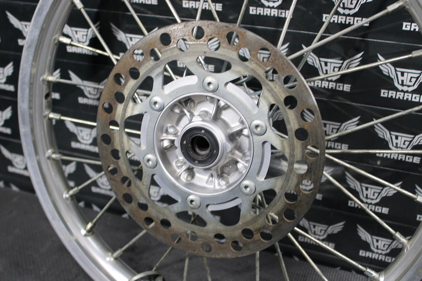 2005 Kawasaki KX85 OEM Front Wheel Rim 41034 - 1310 41090 - 0006 - hggarage