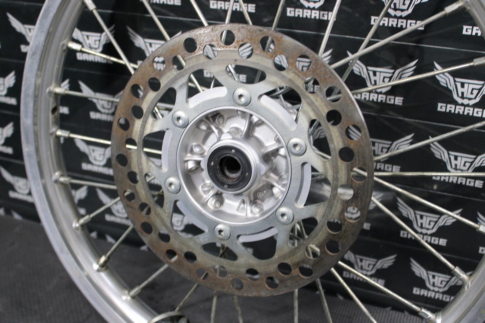 2005 Kawasaki KX85 OEM Front Wheel Rim 41034 - 1310 41090 - 0006 - hggarage