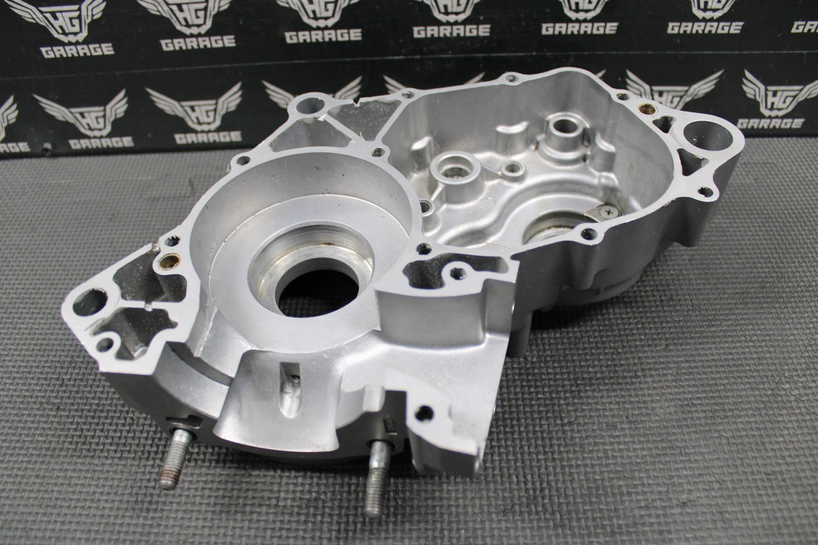 1991 KAWASAKI KX125 OEM LEFT RIGHT ENGINE MOTOR CRANKCASE CRANK CASES 14001 - 5284 - hggarage