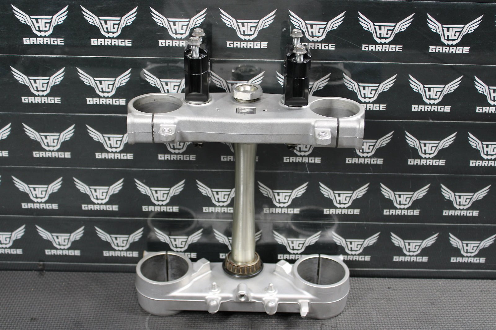 2009 HONDA CRF450R OEM FRONT FORKS LOWER UPPER TRIPLE TREE STEM - hggarage