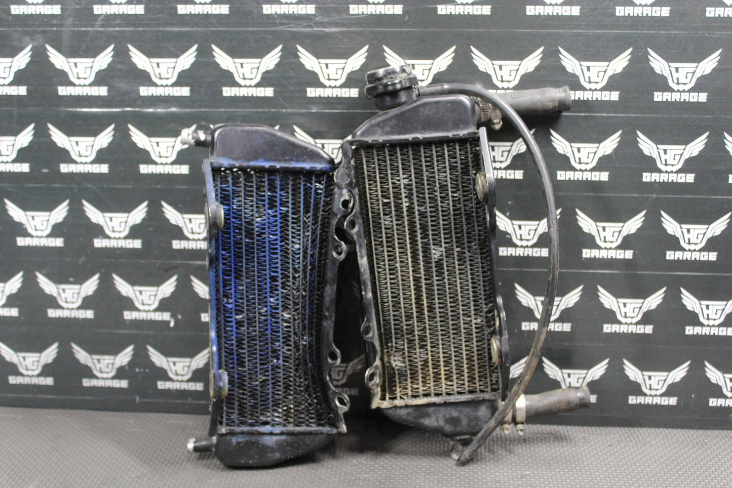 1994 KAWASAKI KX250 KX125 OEM LEFT RIGHT RADIATORS RADS COOLING SYSTEM - hggarage