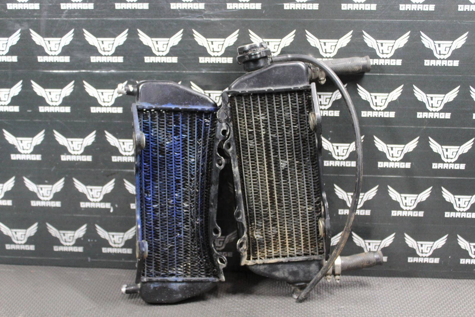 1994 KAWASAKI KX250 KX125 OEM LEFT RIGHT RADIATORS RADS COOLING SYSTEM - hggarage