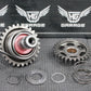 1996 SUZUKI RM250 OEM KICKSTART KICK START SHAFT W IDLER GEAR MECHANISM GOOD - hggarage