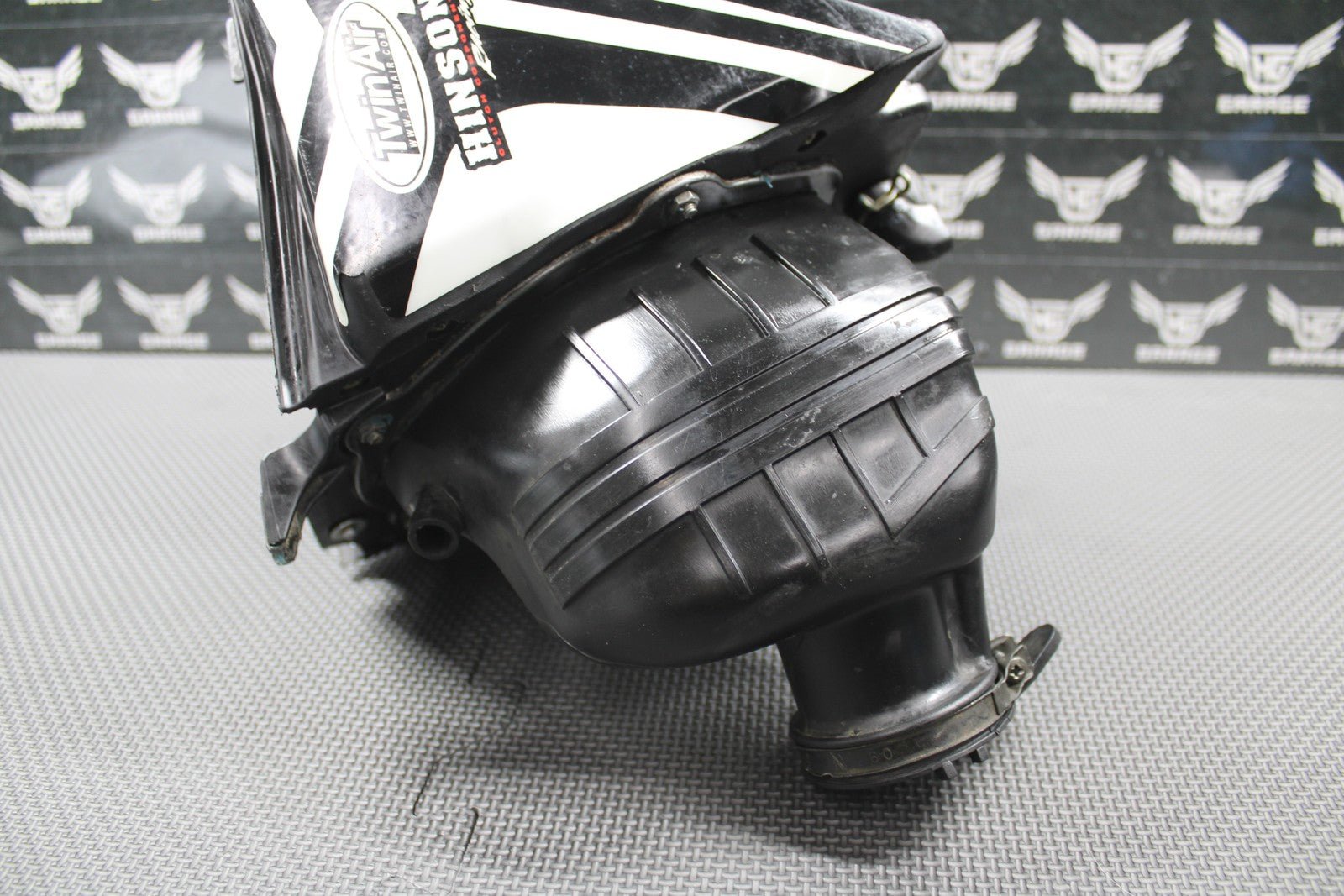 2008 HONDA CRF250R OEM AIRBOX AIR CLEANER FILTER BOX CASE INTAKE BOOT NICE! - hggarage