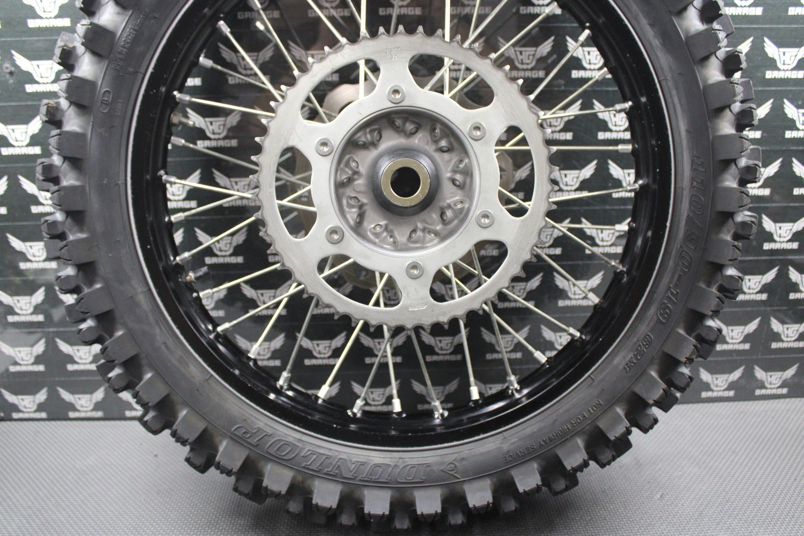 2019 2020 SUZUKI RMZ250 OEM DID REAR BACK WHEEL RIM HUB TIRE 19 x 1.85 GOOD! - hggarage