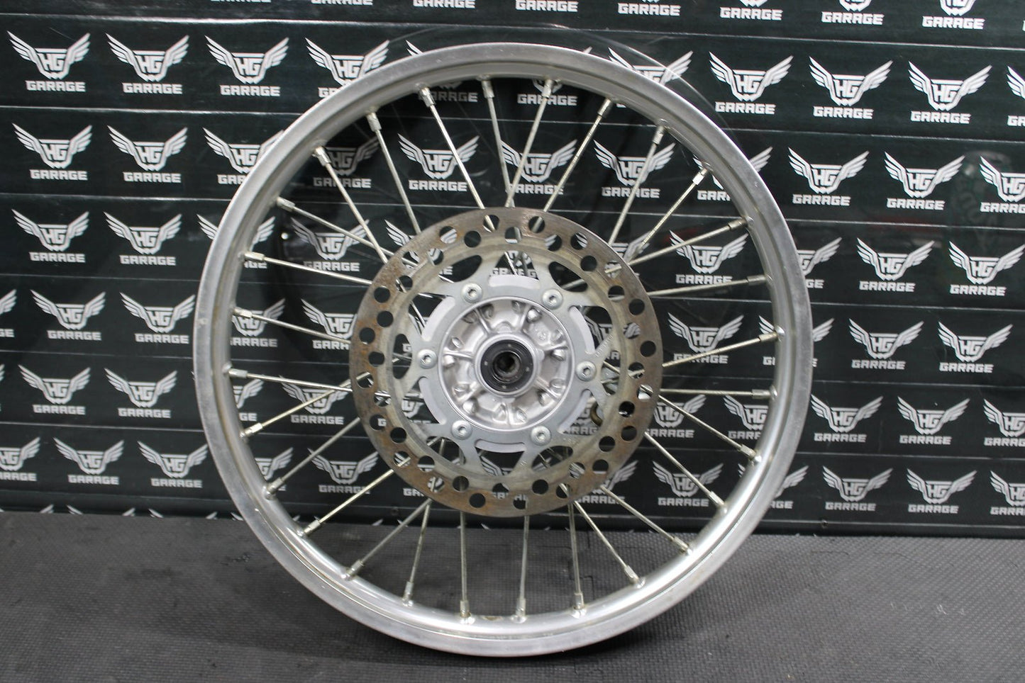 2005 Kawasaki KX85 OEM Front Wheel Rim 41034 - 1310 41090 - 0006 - hggarage