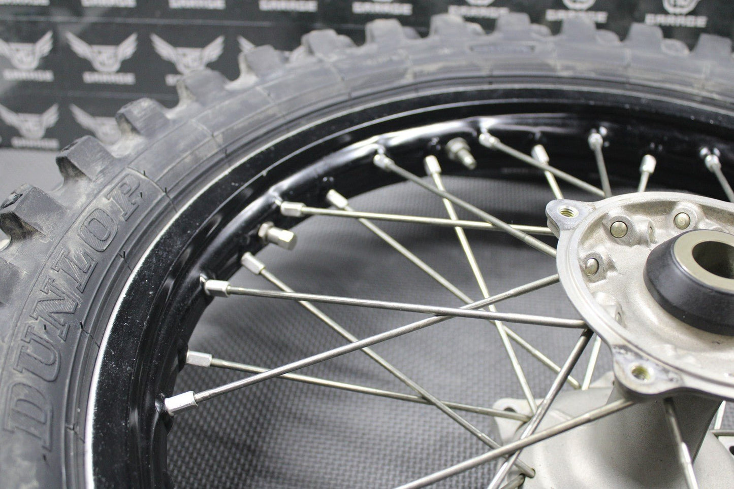 2020 SUZUKI RMZ250 OEM BLACK REAR BACK WHEEL RIM HUB TIRE 64100 - 46K00 19 x 1.85" - hggarage