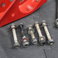 1987 YAMAHA TW200 OEM ENGINE MOTOR MOUNT STAY BRACKETS 1RL - 21316 - 00 - FH - hggarage