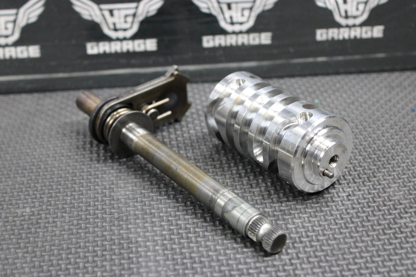 2013 HUSQVARNA TE511 OEM ENGINE TRANSMISSION GEARBOX SHIFT FORKS SHAFTS DRUM - hggarage