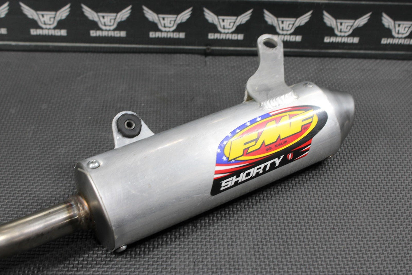 2002 YAMAHA YZ250 02 - 26 FMF SHORTY MUFFLER EXHAUST SILENCER SLIP ON PIPE - hggarage
