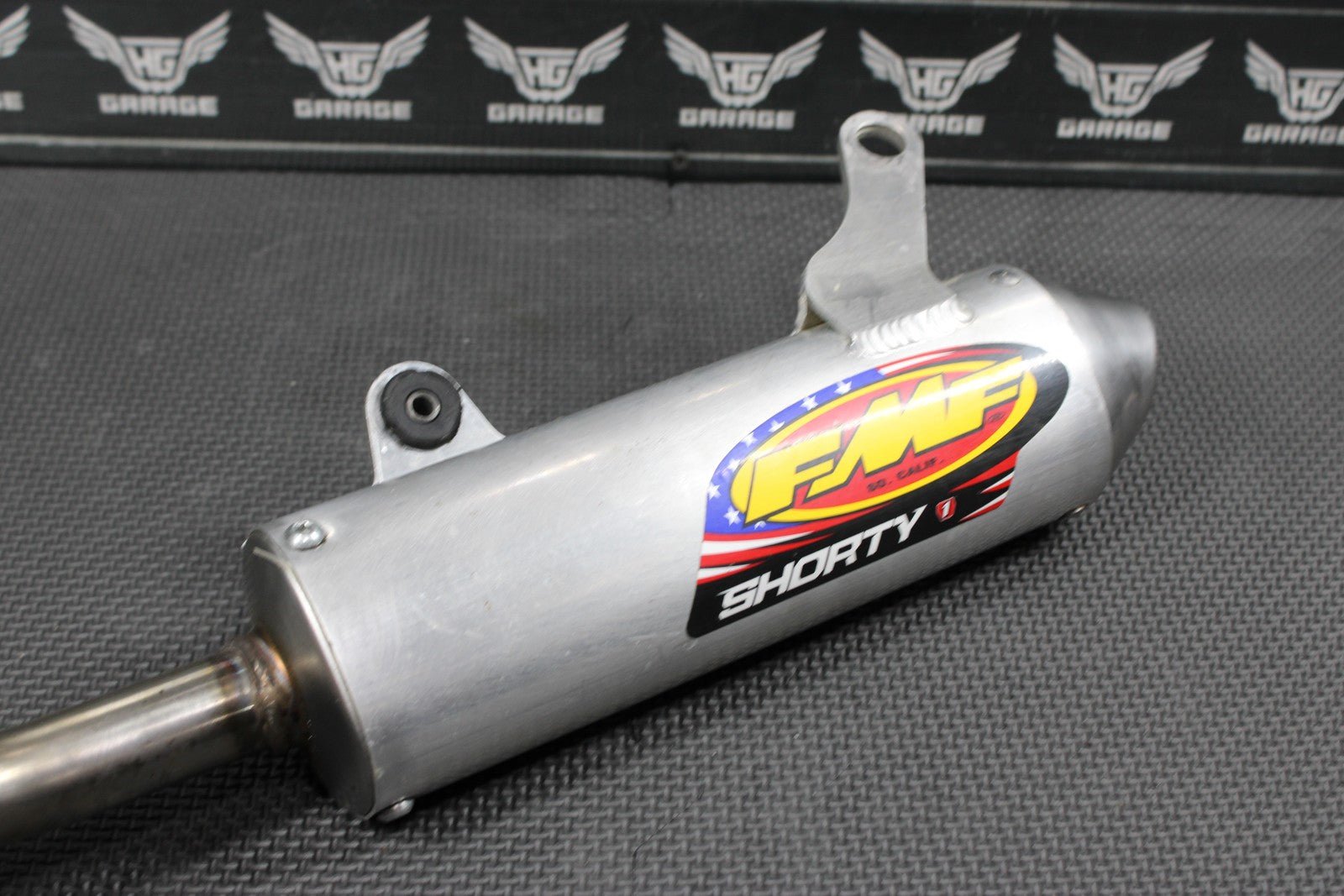 2002 YAMAHA YZ250 02 - 26 FMF SHORTY MUFFLER EXHAUST SILENCER SLIP ON PIPE - hggarage