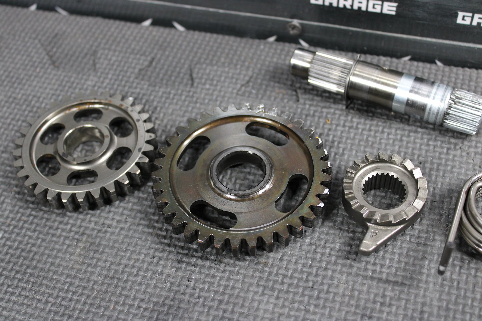 2014 HONDA CRF450R OEM KICKSTART KICK START SHAFT W IDLER GEAR 28211 - MEN - A70 - hggarage