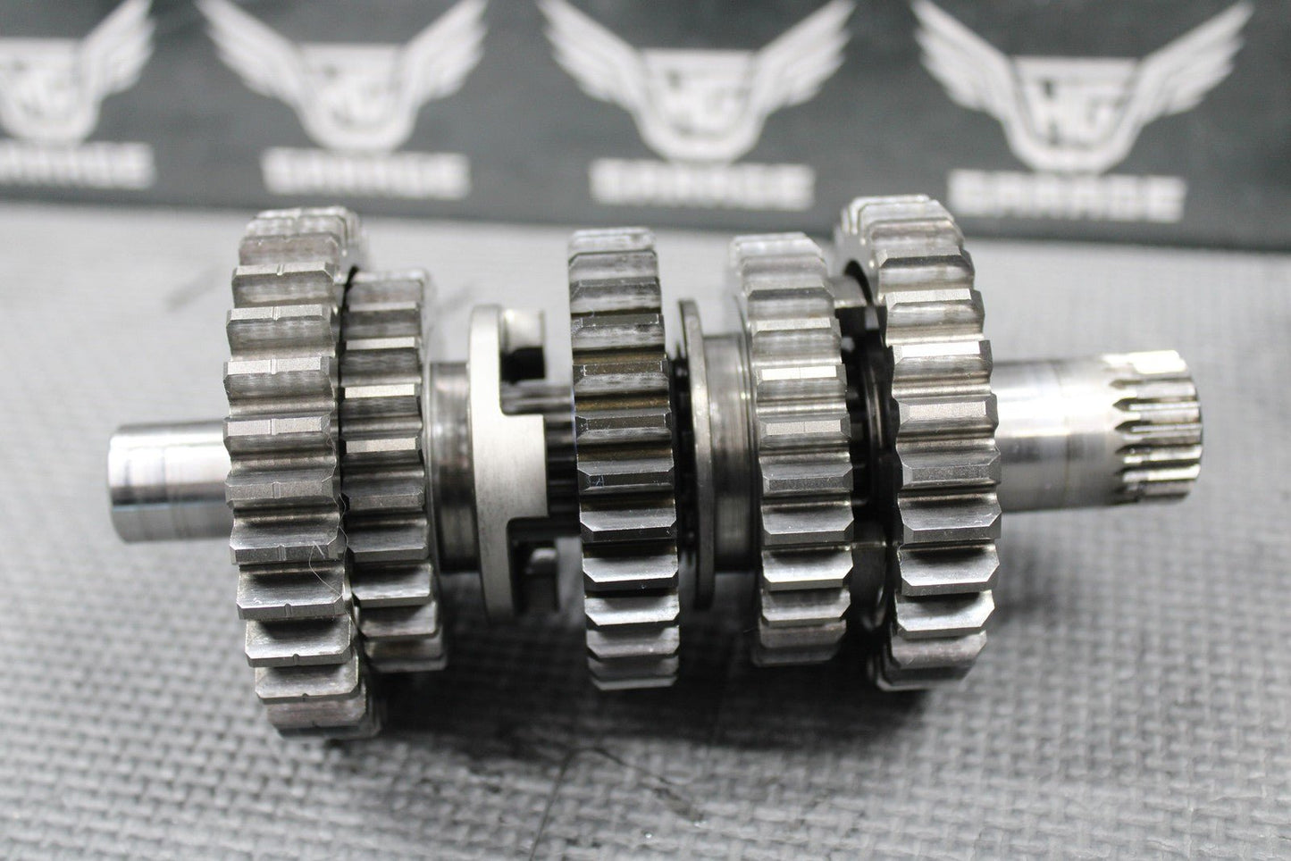 2008 HONDA CRF250R OEM TRANSMISSION TRANNY GEARBOX GEARS SHIFT FORKS NICE! - hggarage