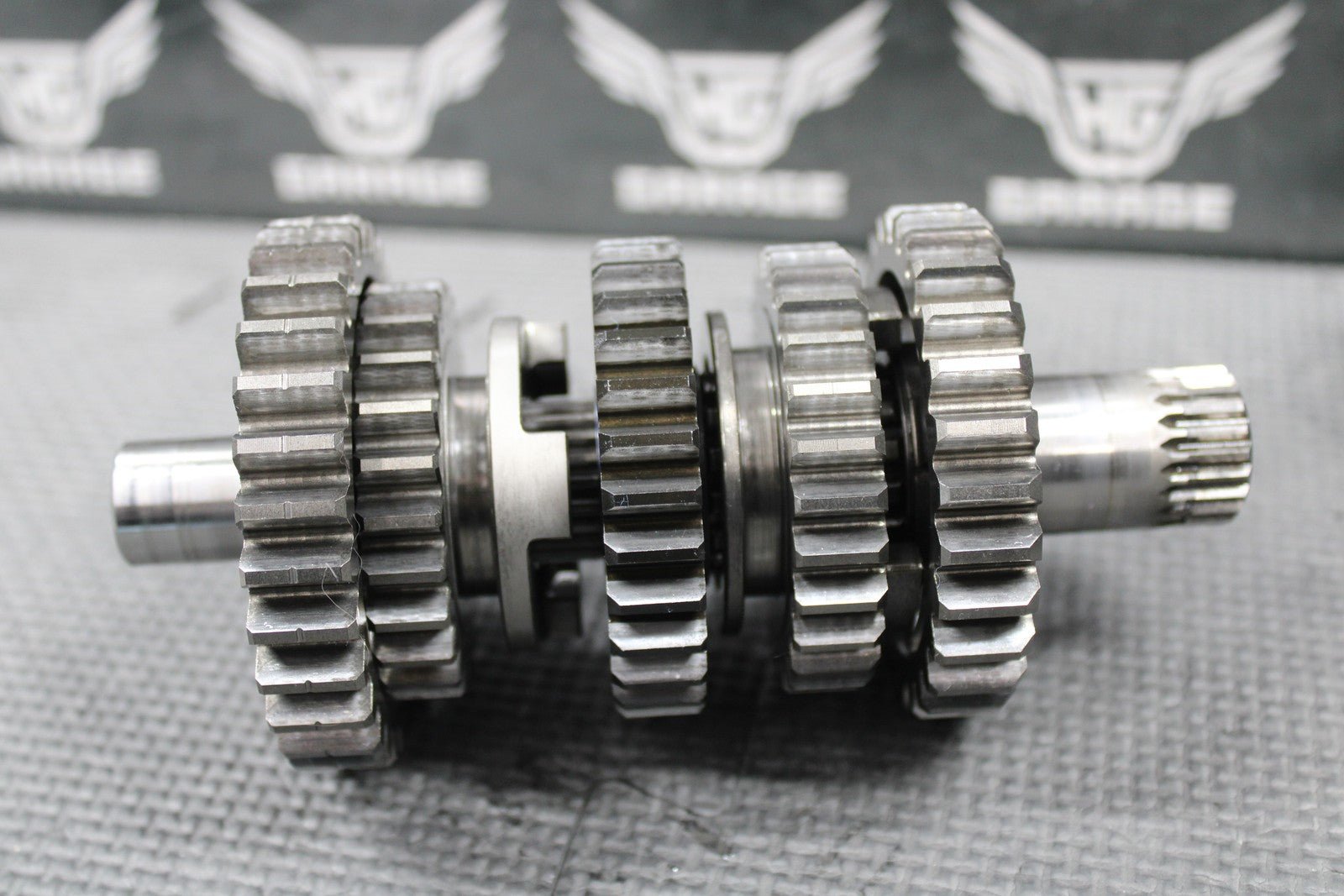 2008 HONDA CRF250R OEM TRANSMISSION TRANNY GEARBOX GEARS SHIFT FORKS NICE! - hggarage