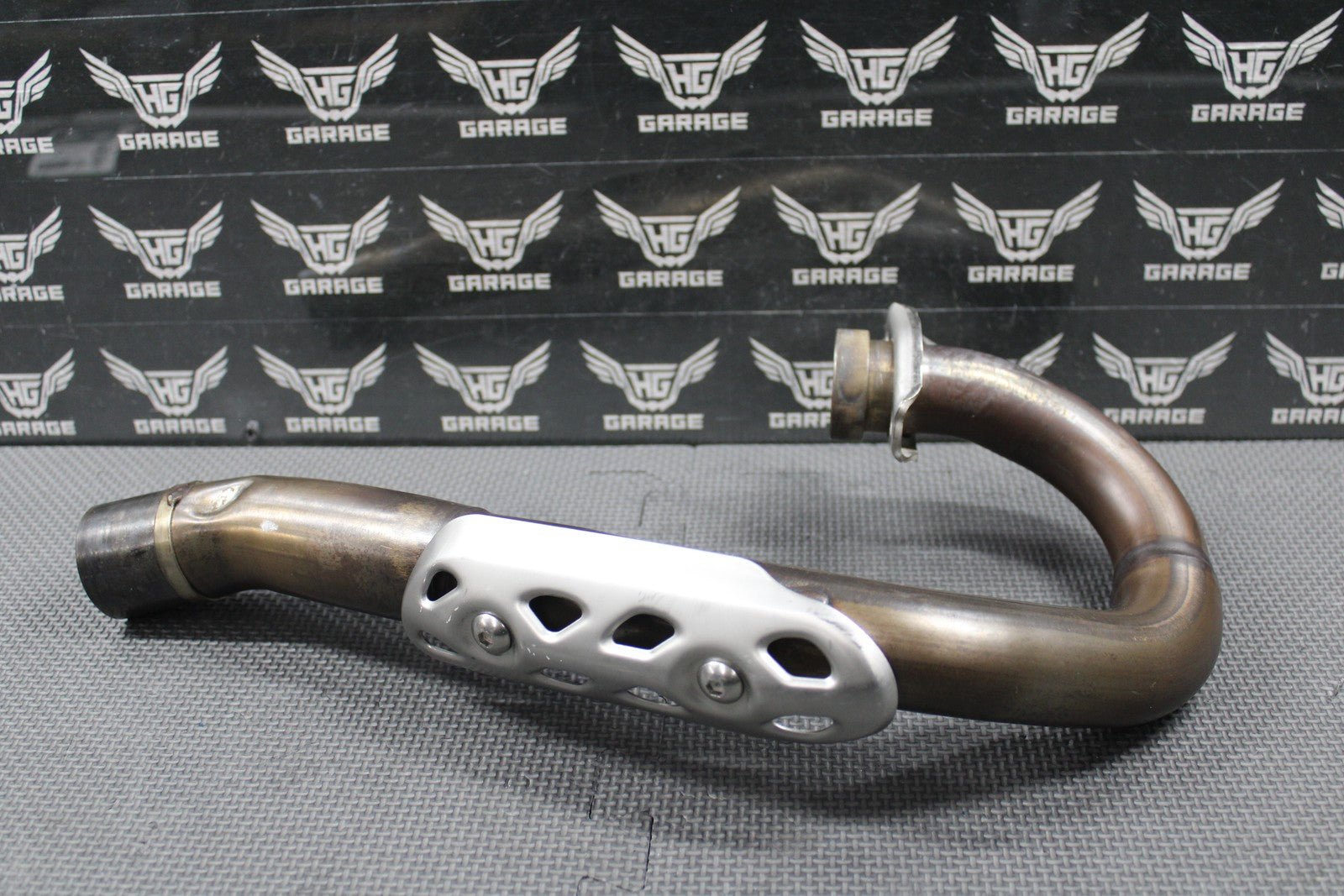 2020 SUZUKI 19 - 22 RMZ250 OEM EXHAUST PIPE CHAMBER HEADER HEAT SHIELD 14150 - 46K00 - hggarage