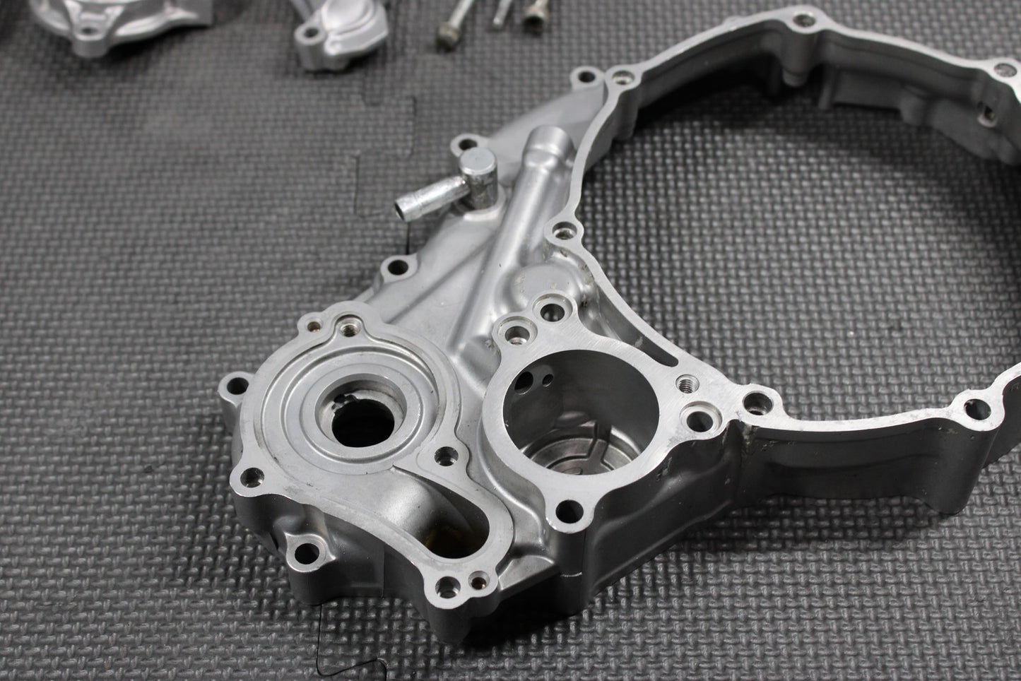 2006 YAMAHA YZ450F 06 - 09 ENGINE MOTOR INNER OUTER CLUTCH COVER WATERPUMP - hggarage