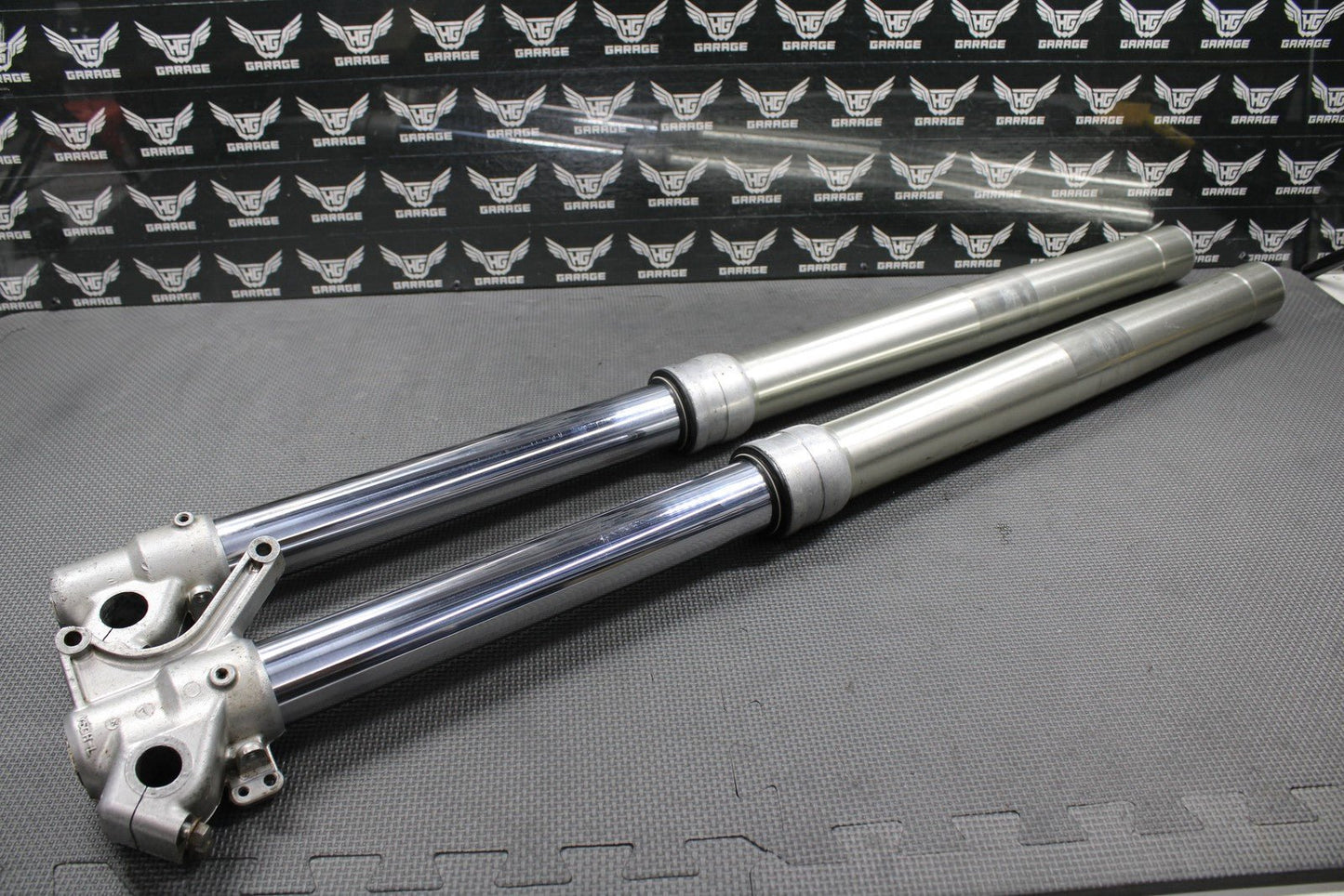 1999 YAMAHA YZ125 OEM RIGHT LEFT FRONT SUSPENSION FORKS SHOCKS 5ET - 23102 - 00 - 00 - hggarage