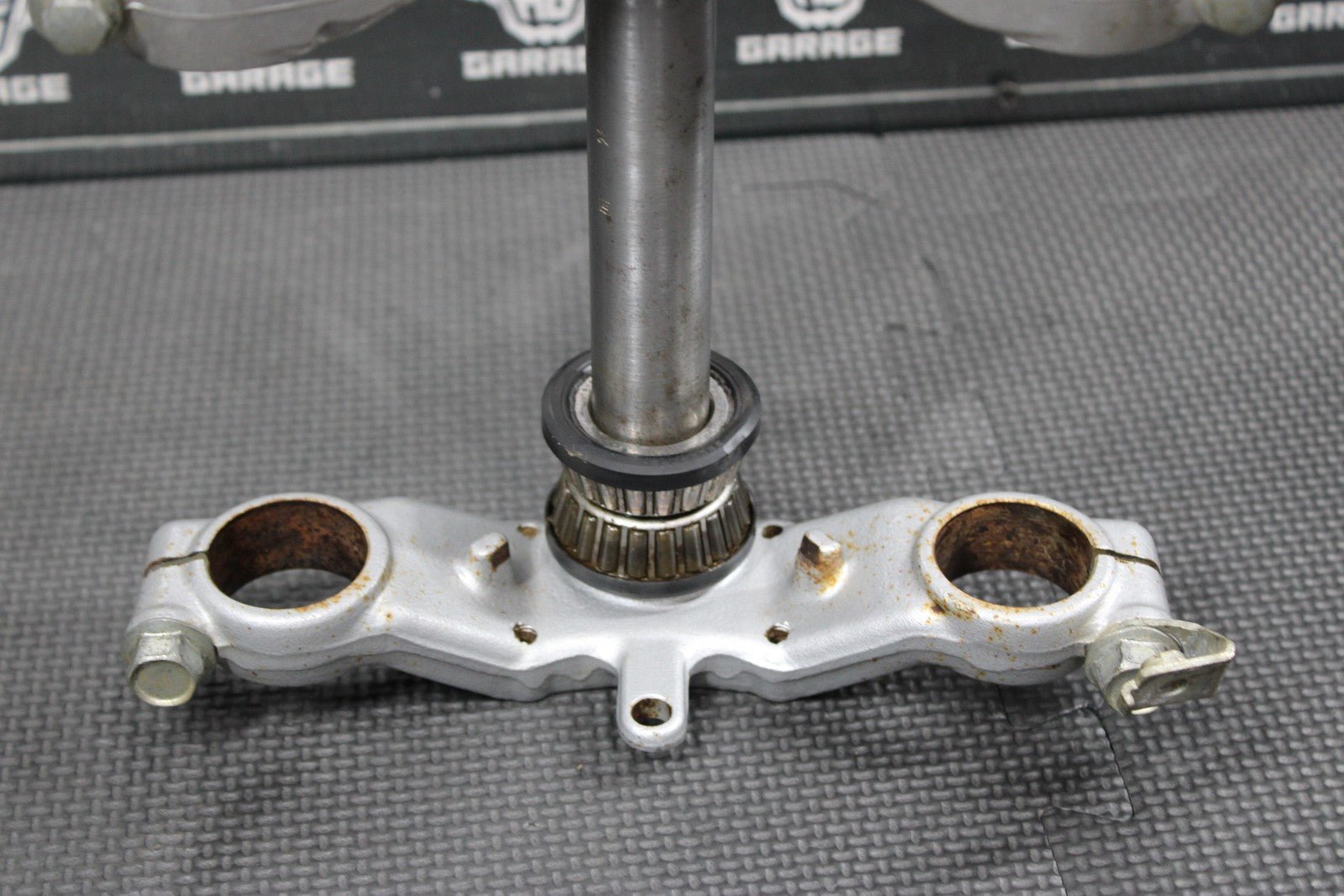 2003 00 - 04 KAWASAKI KX65 OEM FRONT FORKS LOWER UPPER TRIPLE TREE STEM CLAMP - hggarage