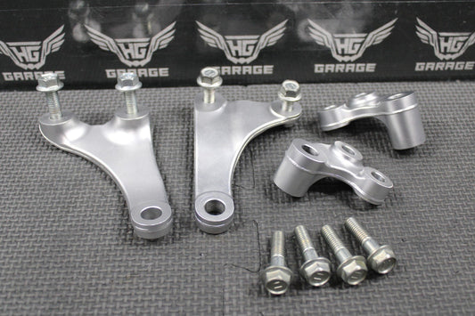 2019 SUZUKI 19 - 25 RMZ250 OEM ENGINE MOTOR MOUNT STAY HANGER BRACKETS UPPER LOWER - hggarage