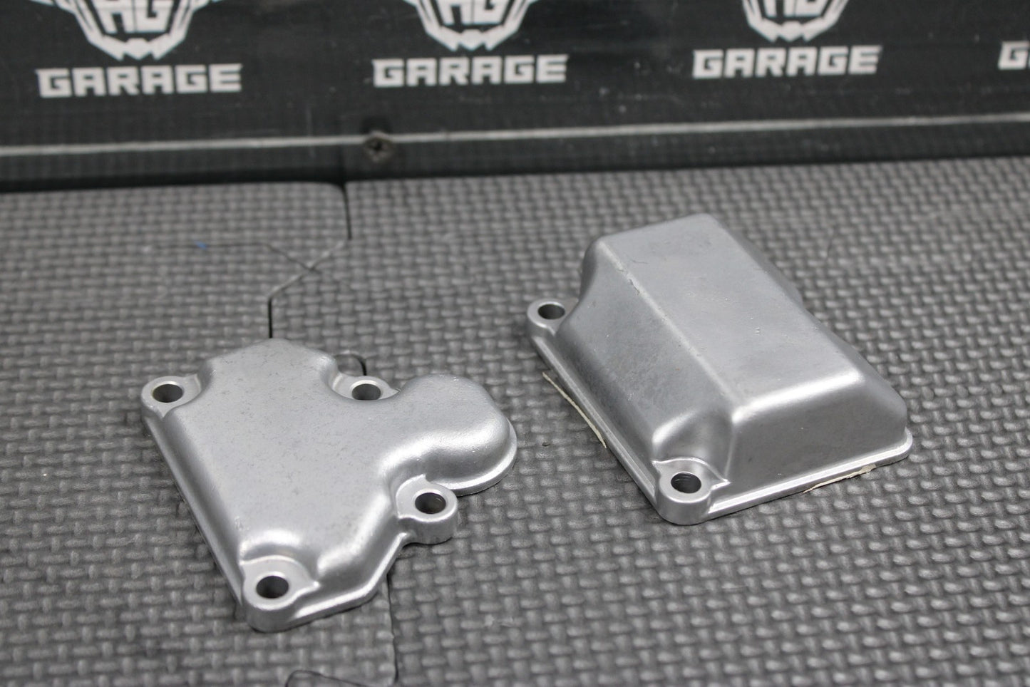 1996 93 - 00 KAWASAKI KX250 OEM ENGINE POWERVALVE POWER VALVE CYLINDER COVERS - hggarage
