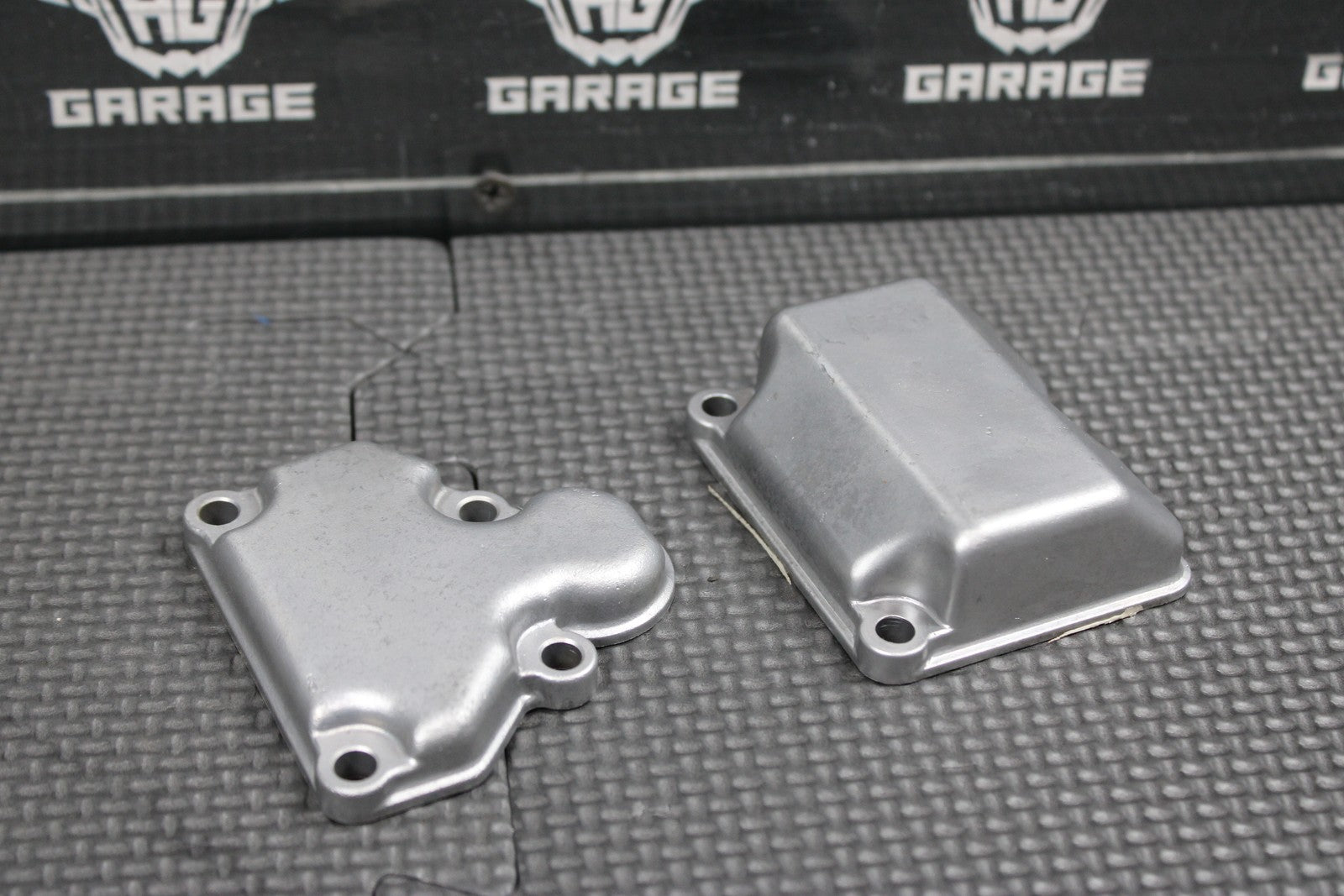 1996 93 - 00 KAWASAKI KX250 OEM ENGINE POWERVALVE POWER VALVE CYLINDER COVERS - hggarage