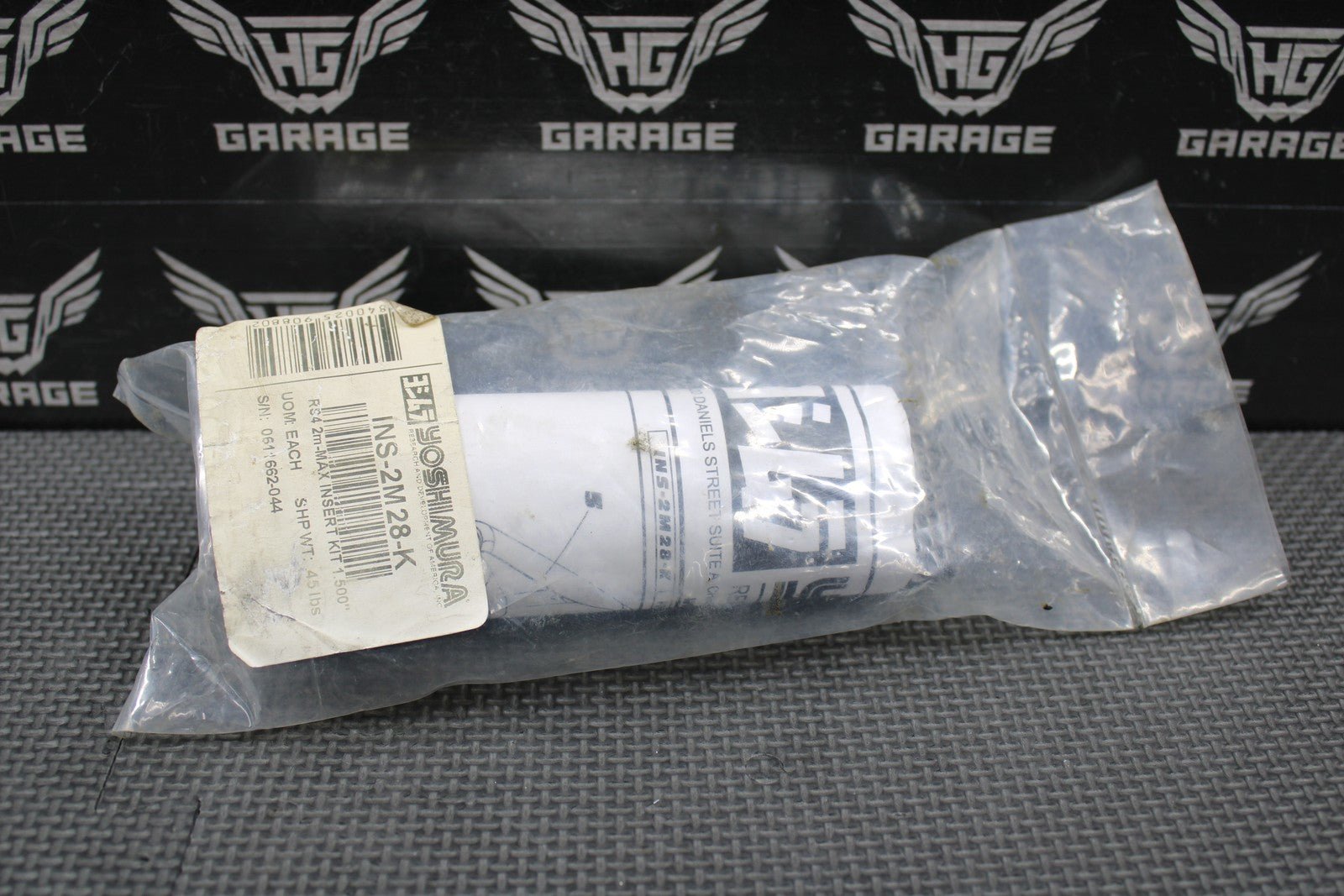 NEW YOSHIMURA RS - 4 EXHAUST MUFFLER QUIET 2M - MAX INSERT 1.5" INS - 2M28 - K - hggarage