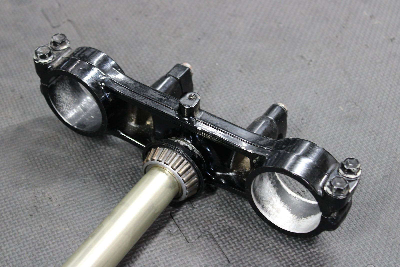 1999 Kawasaki KX125 OEM Front Forks Lower Upper Triple Tree Stem Clamp - hggarage