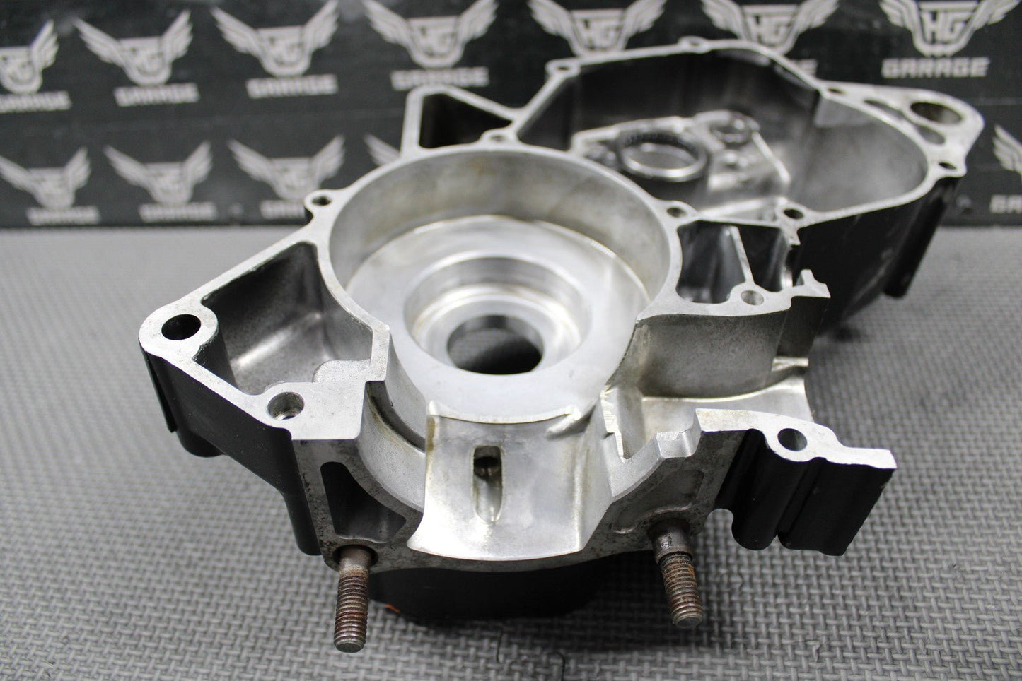 1988 HONDA CR125R OEM LEFT ENGINE MOTOR CRANKCASE CRANK CASE 112A0 - KS6 - 830 GOOD! - hggarage