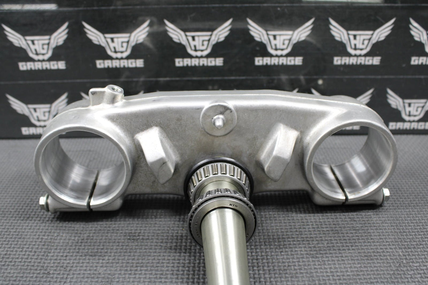 2001 00 - 03 HONDA CR125R OEM FRONT FORKS LOWER UPPER TRIPLE TREE STEM BAR CLAMP - hggarage