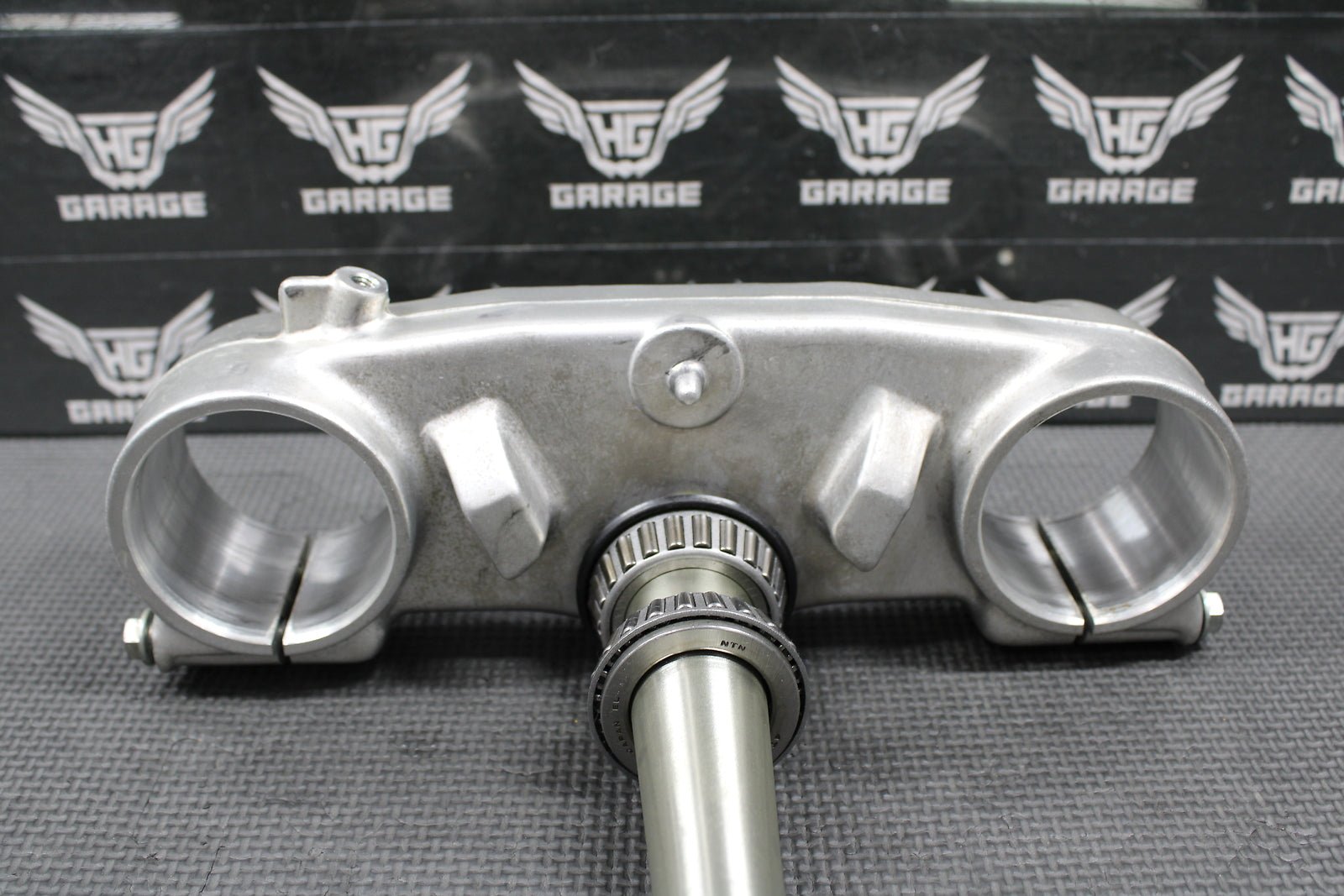 2001 00 - 03 HONDA CR125R OEM FRONT FORKS LOWER UPPER TRIPLE TREE STEM BAR CLAMP - hggarage